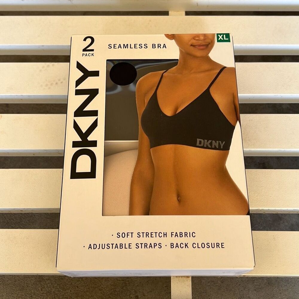 DKNY Black Seamless Bra 2-Pack